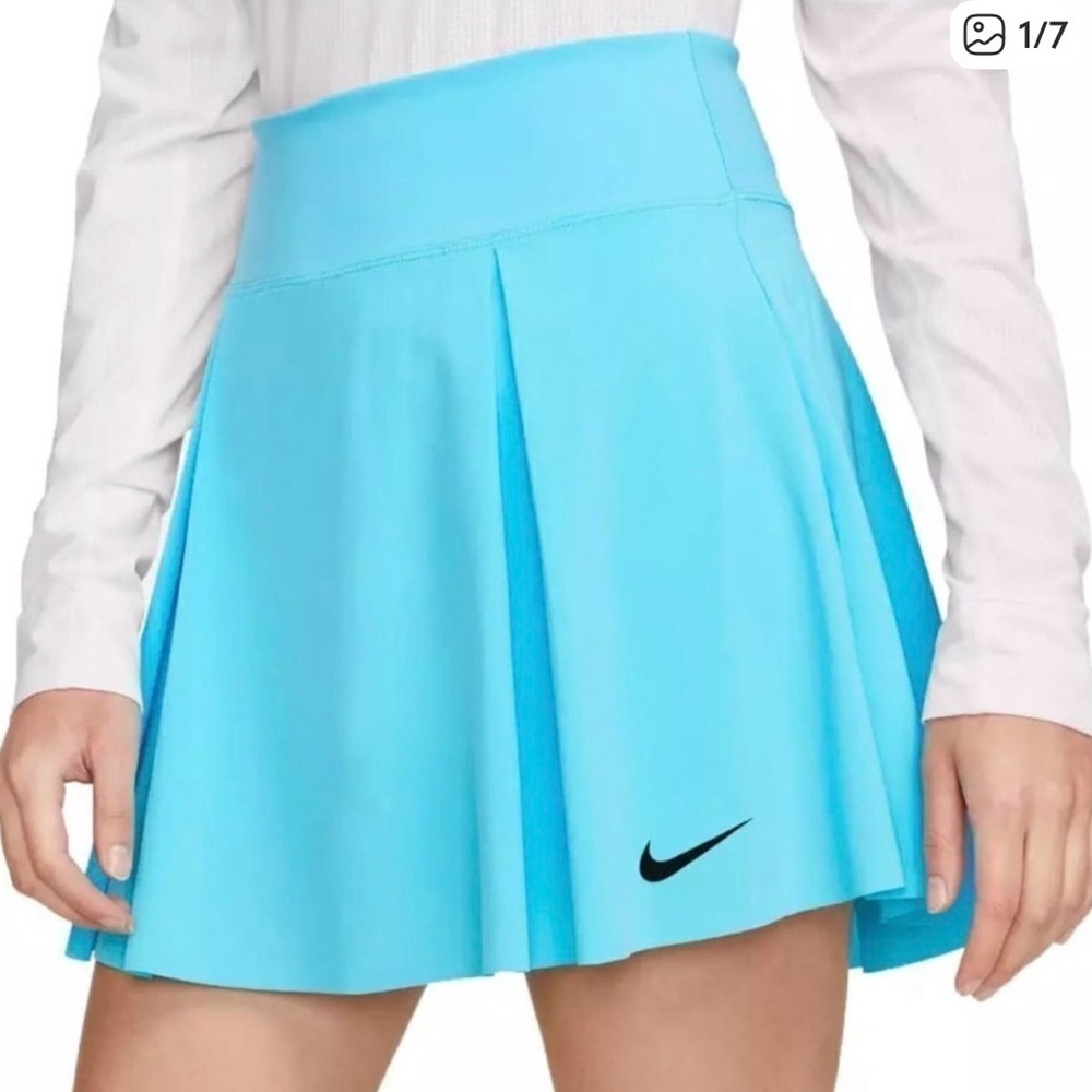 Nike Dri-FIT Tennis Skort Turquoise Built In Shorts XS Read description!